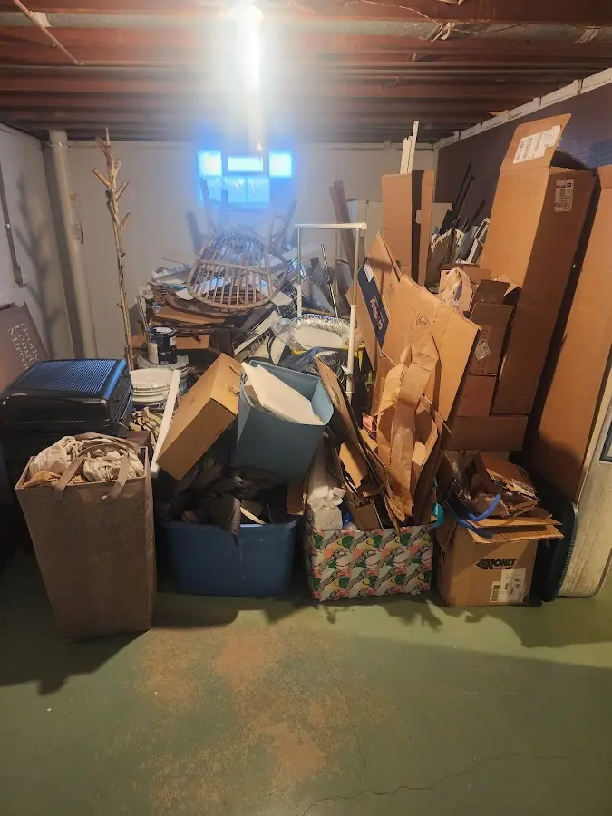 Roll-off dumpster container at job site for Yard Waste Dumpster Rental in Steamboat Springs